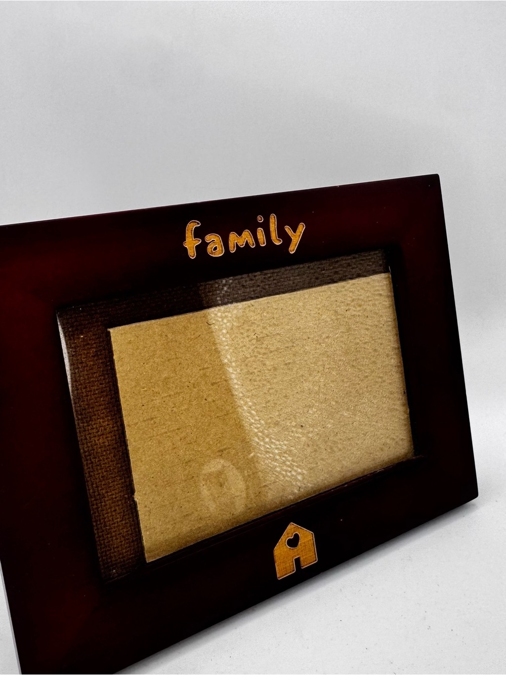 Burnes Of Boston Mahogany Frame with Gold Accents - Picture 2 of 6